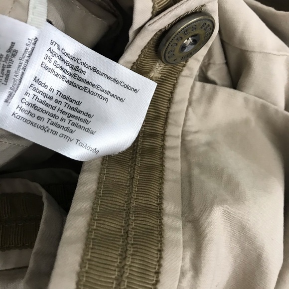 Vintage Brooks Brothers Khaki Stretch Wrap Skirt - Picture 5 of 8